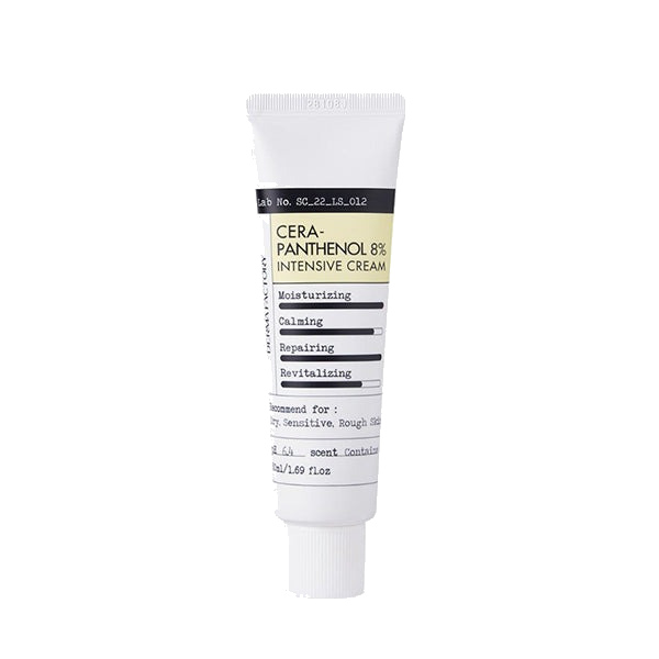 Derma Factory — Крем интенсивный увлажняющий - Cera-pantenol 8% intensive cream, 50г