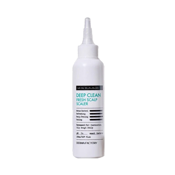 Derma Factory — Сыворотка с AHA и BHA для жирной кожи головы - Deep clean fresh scalp 