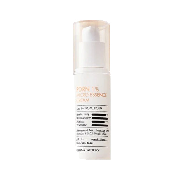 Derma Factory Крем-эссенция для лица с PDRN - PDRN 1% micro essence cream, 30мл