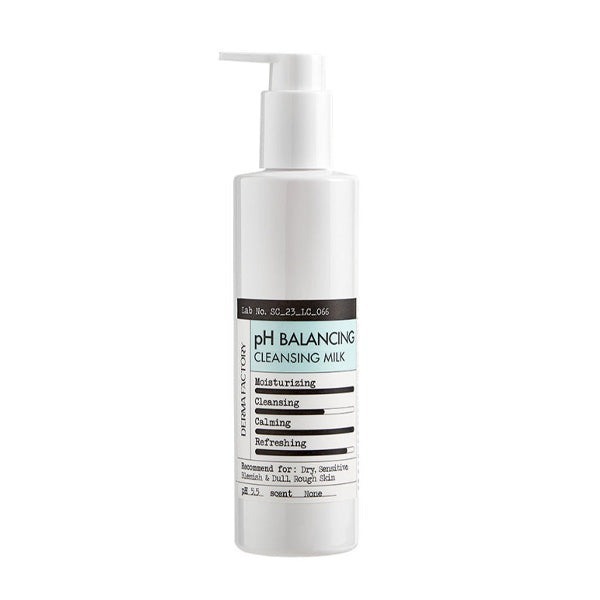 Derma Factory — pH BALANCING CLEANSING MILK Низкокислотное очищающее молочко с пантено