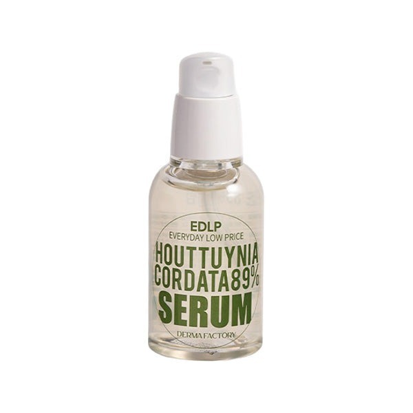 DERMA FACTORY Houttuynia Cordata 89% Serum Успокаивающая сыворотка для лица с экстрактом цветка хауттюйнии 50мл