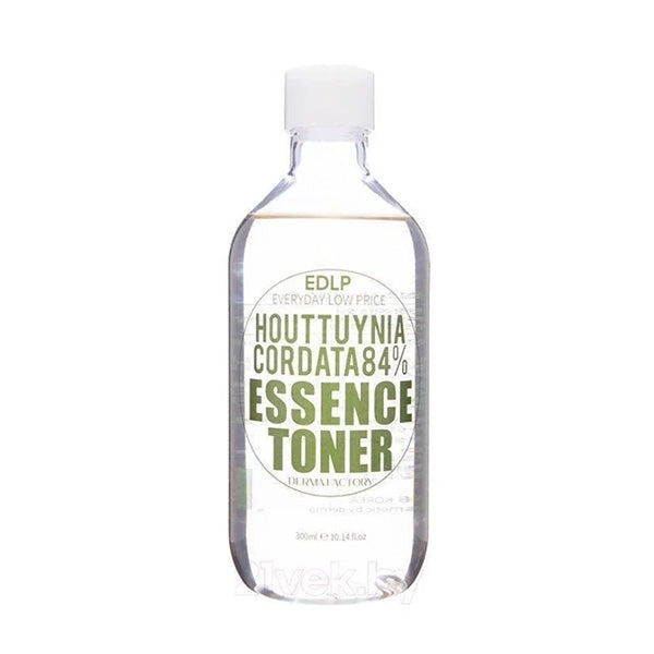 DERMA FACTORY Houttuynia Cordata 84% Essence Toner Эссенция-тонер для лица с экстрактом цветка хауттюйнии 300мл