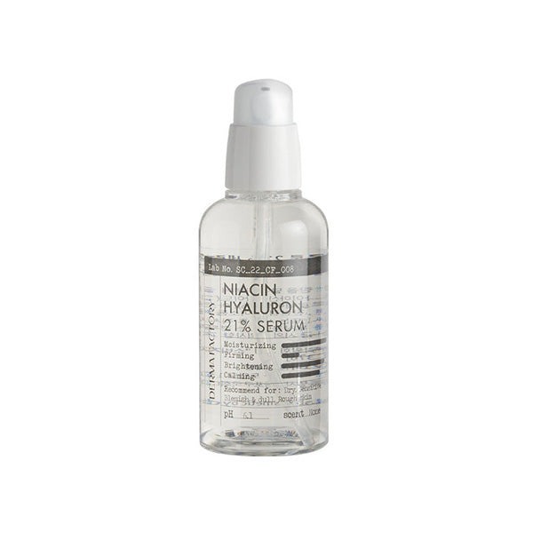 Derma Factory — NIACIN HYALURON 21% SERUM Увлажняющая сыворотка для лица с ниацинамидо