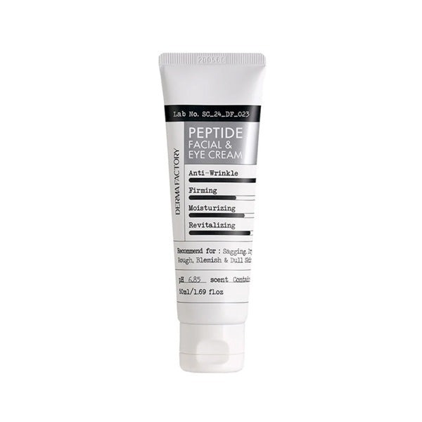 Derma Factory — PEPTIDE FACIAL AND EYE CREAM Пептидный крем для лица и кожи вокруг гла